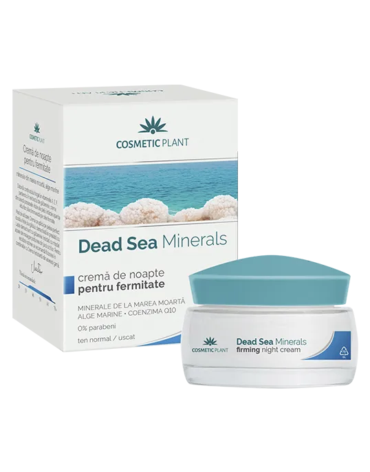 Crema de noapte pentru fermitate cu minerale de la Marea Moarta Dead Sea Minerals, 50 ml, Cosmetic Plant