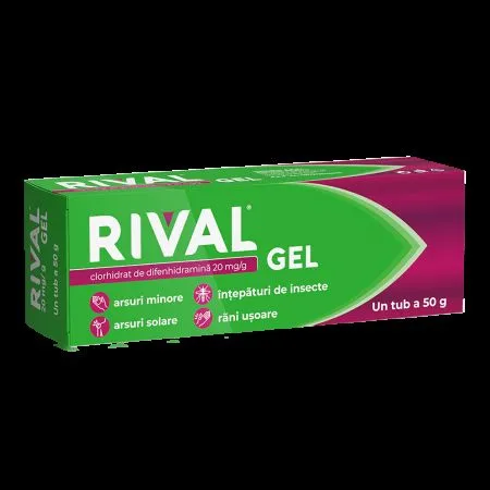 Rival gel, 20 mg/g, 50 g, Fiterman Pharma