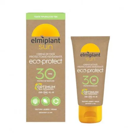 Elmiplant Sun Crema fata eco SPF30, 50 ml