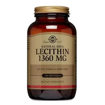 Lecitina 1360mg, 100 capsule, Solgar