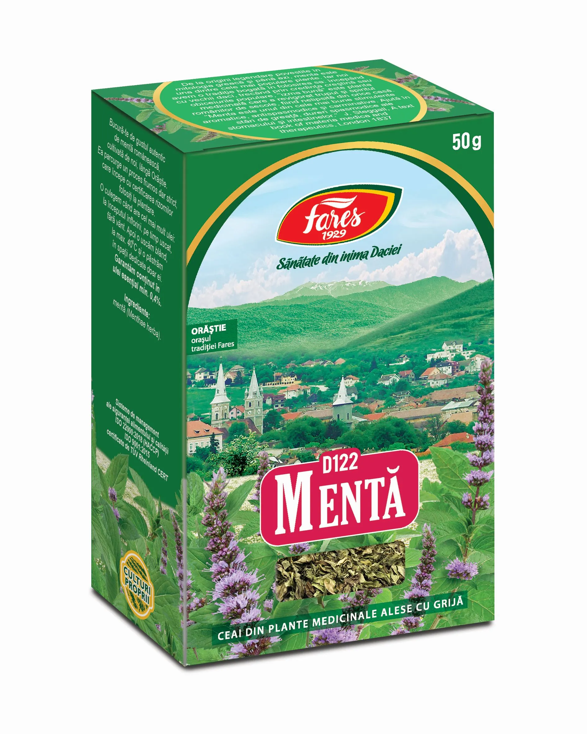 Fares Ceai Menta x 50g vrac