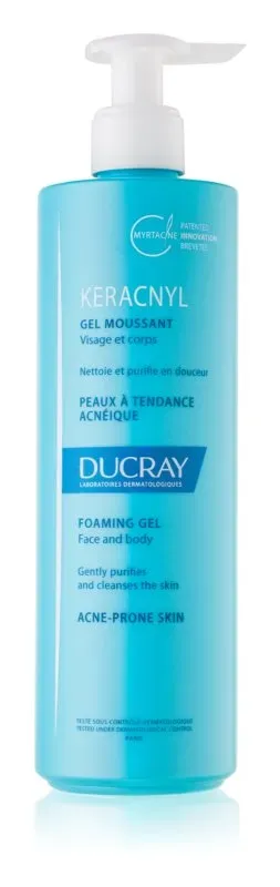 Ducray Keracnyl gel de curatare antiacnee x 400 ml