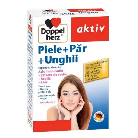 Doppelherz Piele + Par + Unghii, 30 comprimate