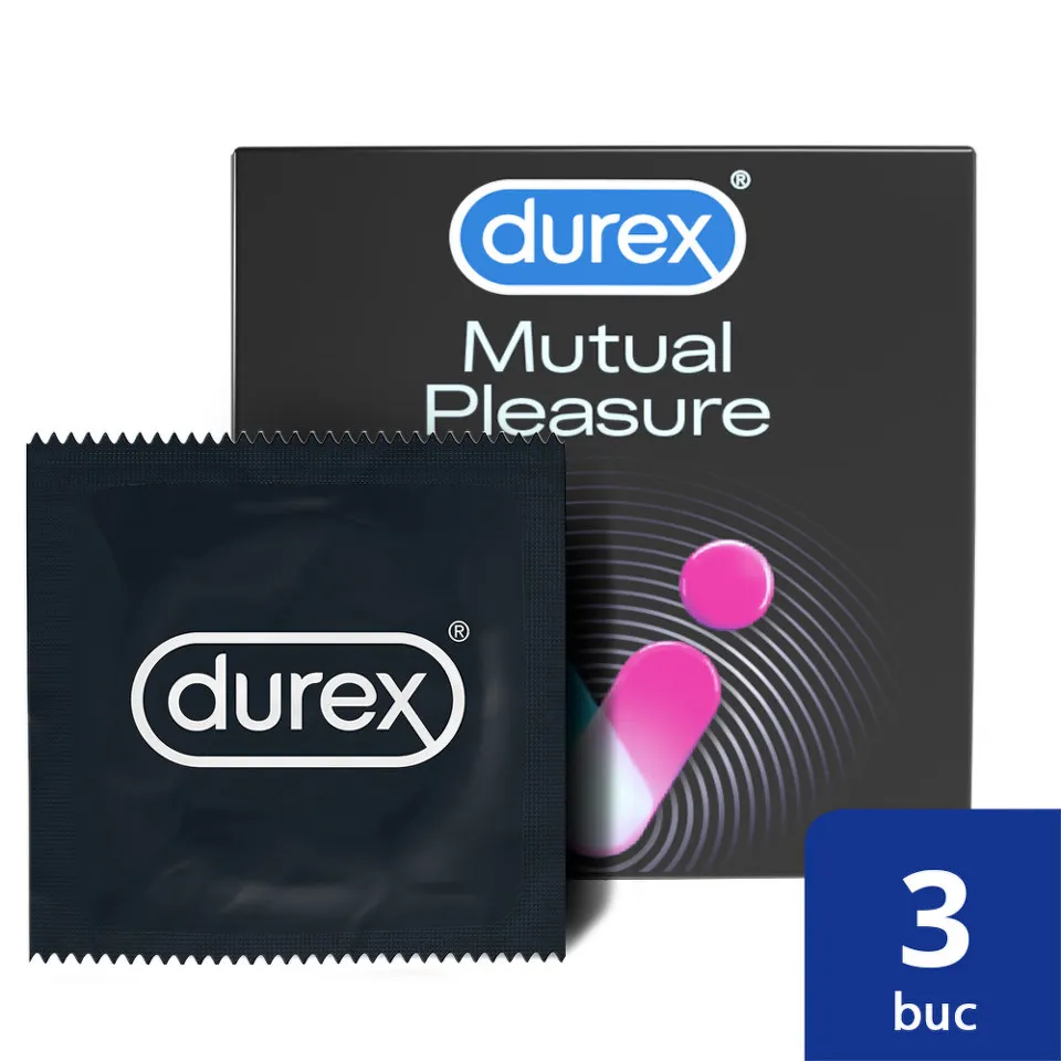 DUREX PREZERVATIVE MUTUAL PLEASURE 3 BUCATI