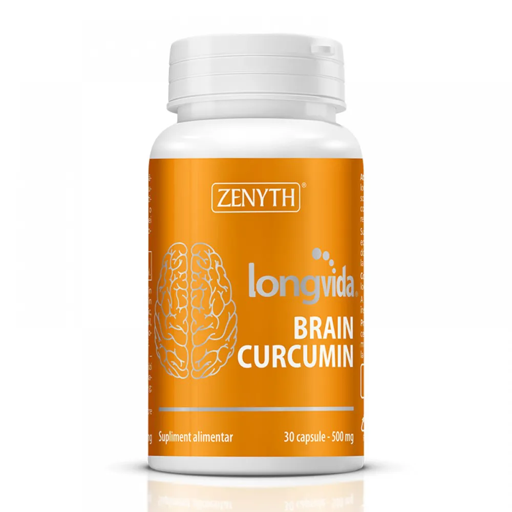 Longvida Brain Curcumin 500 mg (30 capsule), Zenyth Pharmaceuticals