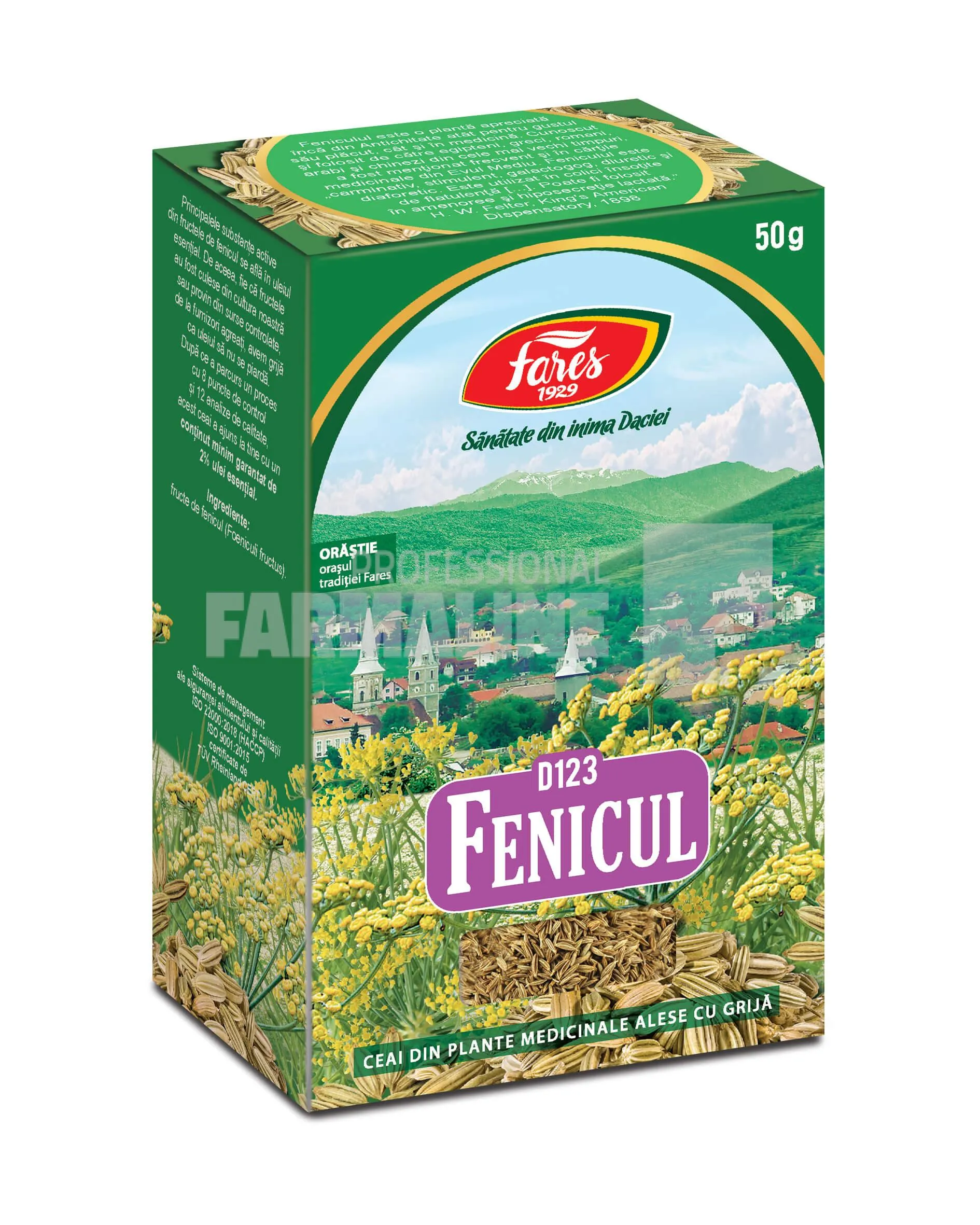 Fares Ceai fenicul 50 g