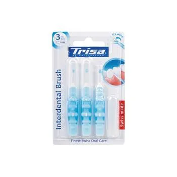 Periute interdentare albastre 1,1mm, 3 bucati, Trisa