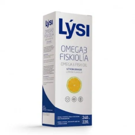 Omega 3 Lysi, aroma lamaie, 240 ml