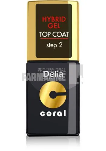 Delia Coral Hybrid Gel Top coat step2 11 ml