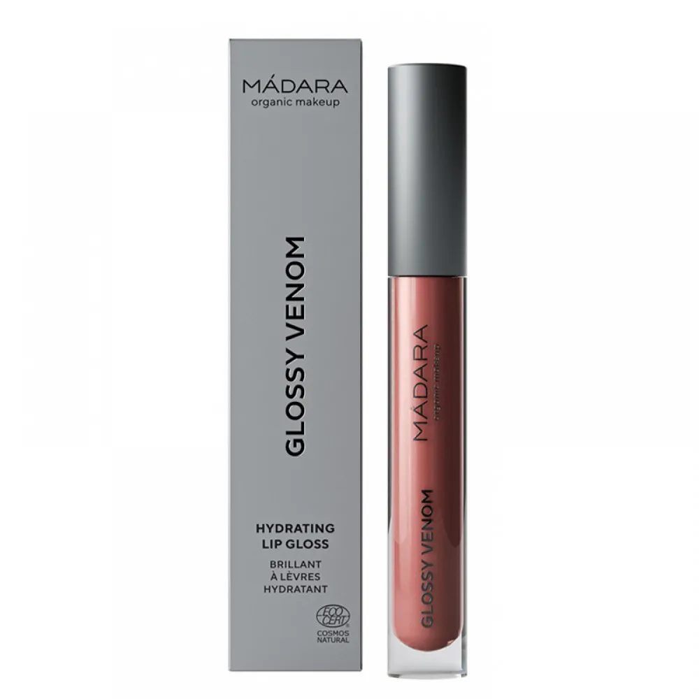 Glossy Venom 73 Magnetic Nude - gloss hidratant pentru buze (4 ml), Madara