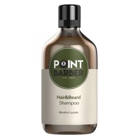 Sampon pentru par si barba Hair & Beard Shampoo, 300 ml, Point Barber