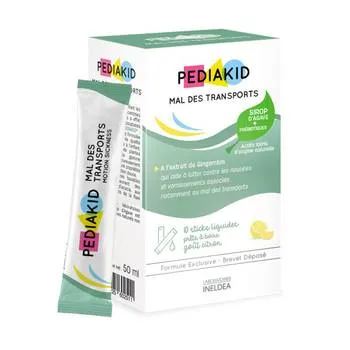 Sirop rau de transport, 10 plicuri x 5ml, Pediakid