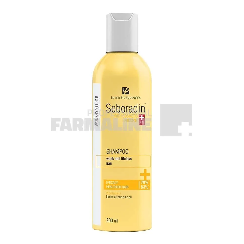 Seboradin Sampon cu kerosen cosmetic pentru par obosit si lipsit de vitalitate 200 ml