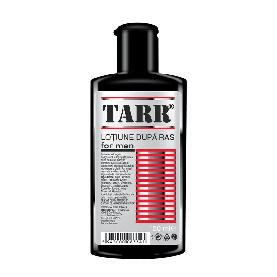 TARR-lotiune dupa ras