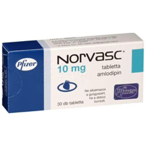 NORVASC 10 mg X 30 COMPR. 10mg PFIZER EUROPE MA EEI