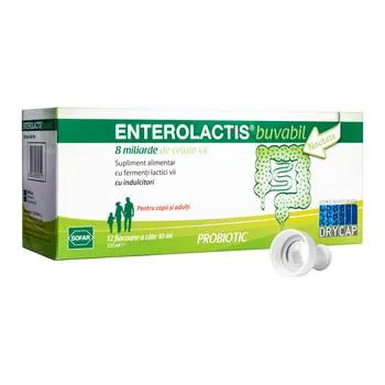 Enterolactis buvabil 10ml, 12 flacoane, Sofar
