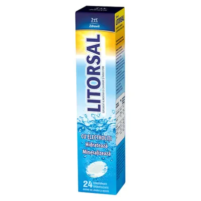 Zdrovit Litorsal Electroliti 24 de comprimate efervescente