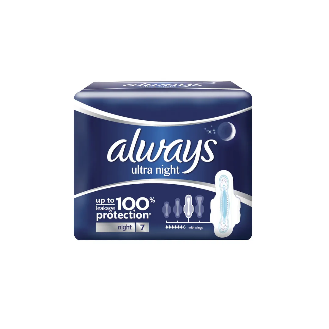 Absorbante Always Ultra Night, 7 bucati
