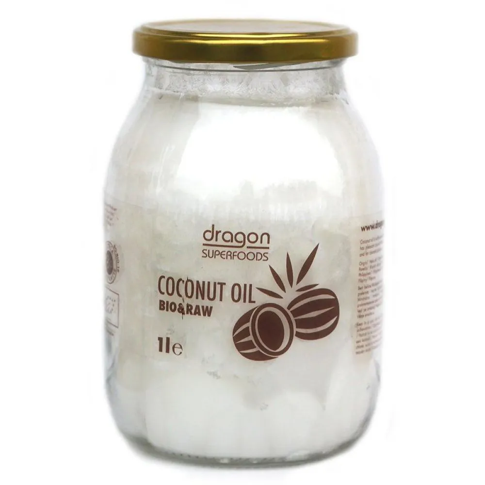 Ulei de cocos virgin bio (1 litru), Dragon Superfoods