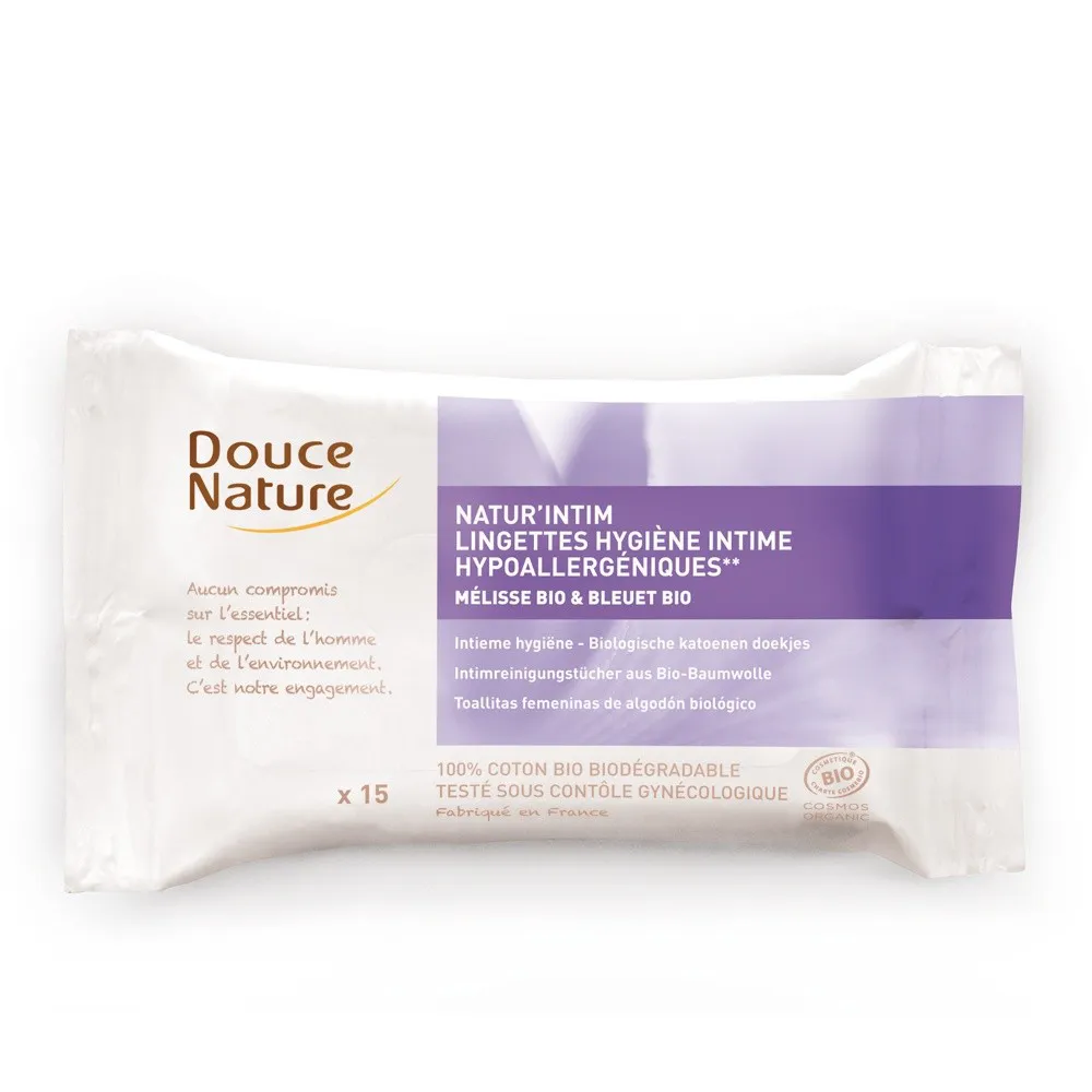 Servetele umede intime (15 Buc.), Douce Nature
