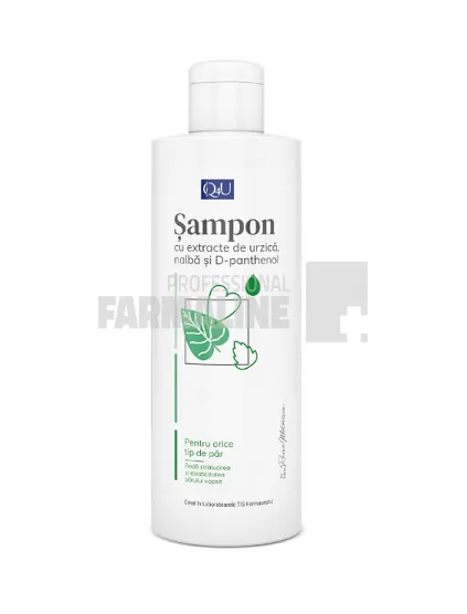 Tis Q4U Sampon cu extract de urzica, nalba si D-panthenol 250 ml
