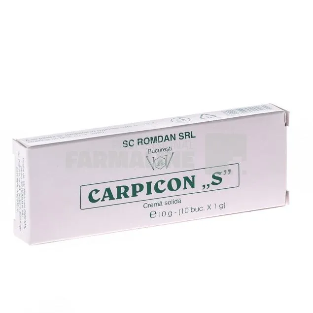 Carpicon "S" Crema solida 10 bucati