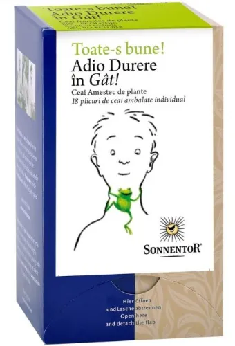 Ceai Adio Durere In Gat Eco x 18dz (Sonnentor)