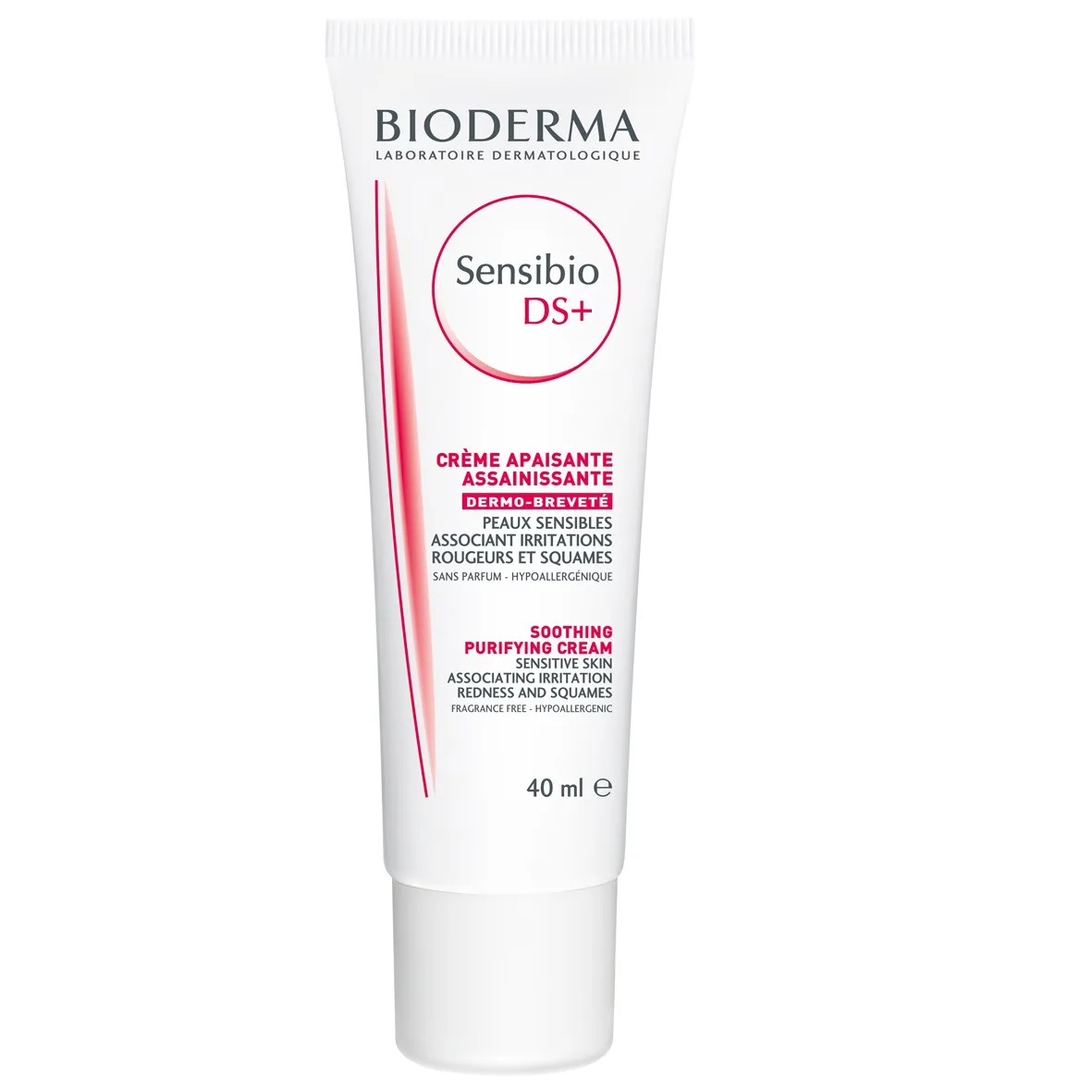 BIODERMA Crema pentru piele sensibila Sensibio DS+, 40 ml