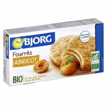 Biscuiti eco cu caise, 175g, Bjorg