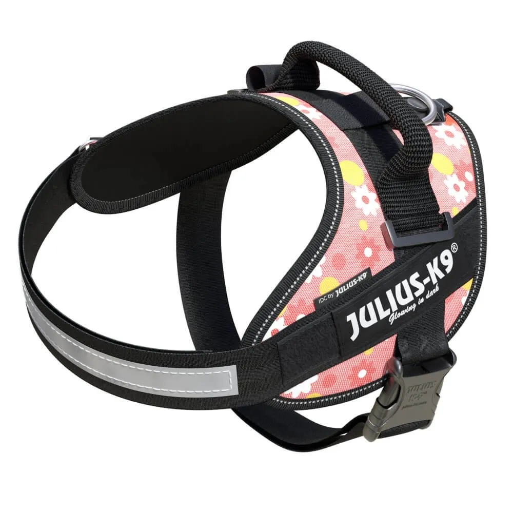 Ham K9 IDC Power - Marimea 0 (14-25kg) - Roz cu flori