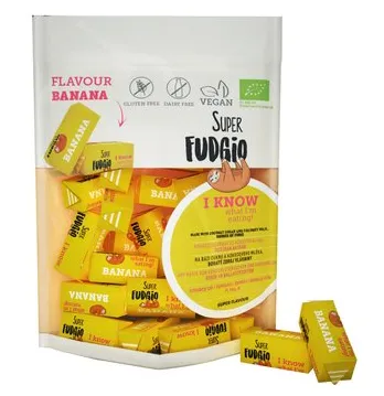 Caramele cu aroma banane eco,150 g, Super Fudgio