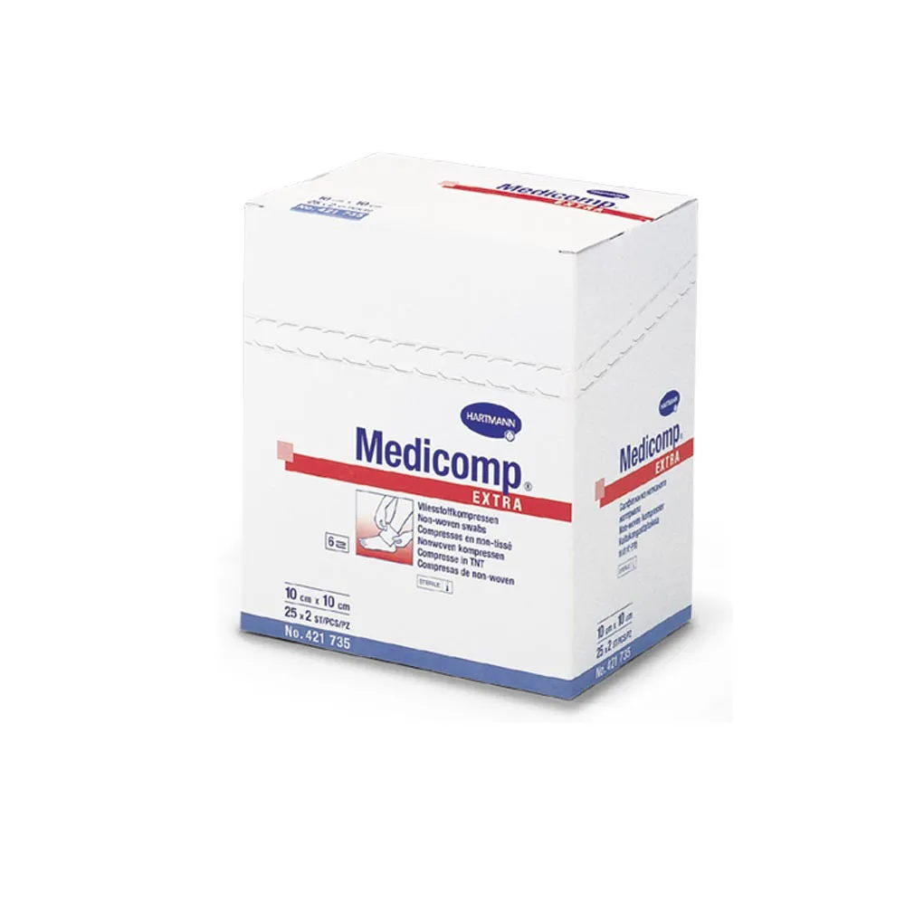 Hartmann Medicomp Comprese extra sterile 10 cm x 10cm 25 bucati