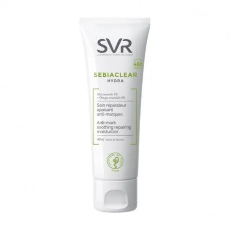 SVR Sebiaclear Hydra Crema hidratanta, 40 ml