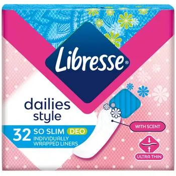 Absorbante zilnice So Slim Deo Fresh, 32 bucati, Libresse