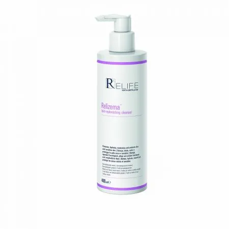 Gel curatare zilnica pentru piele uscata Relizema, 400 ml, Relife