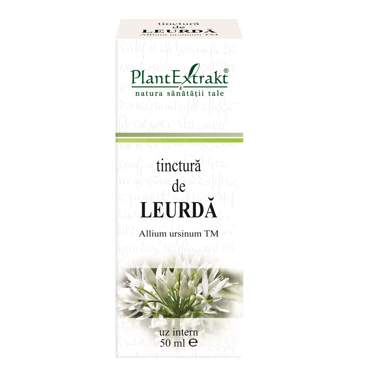 Tinctura de leurda, 50 ml, Plantextrakt
