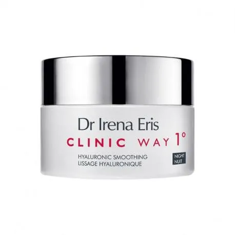 Dr. Irena Eris Clinic Way 1° Crema de noapte Antirid cu Acid Hialuronic, 50 ml