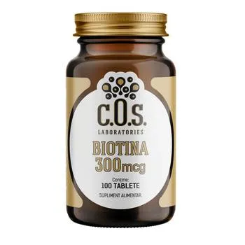 Biotina 300mcg, 100 tablete, COS Laboratories