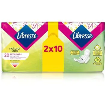 Absorbante Natural Care Normal Duo, 2 x 10 bucati, Libresse