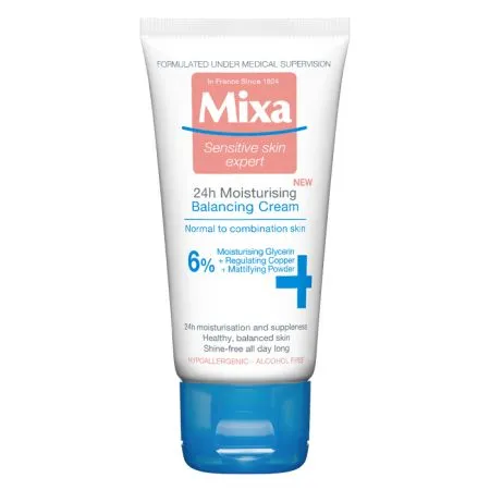 Crema hidratanta reechilibranta 24h pentru ten normal-mixt Balancing, 50 ml, Mixa