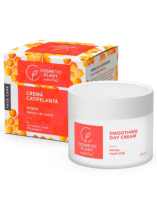 Crema catifelanta de zi cu miere si laptisor de matca, 50 ml, Cosmetic Plant