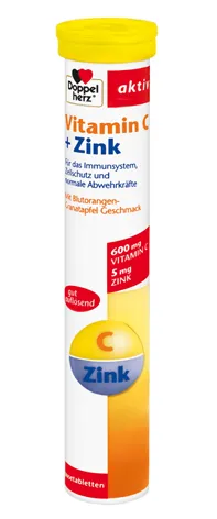 DOPPELHERZ VITAMINA C + ZINC X 15TB EFF