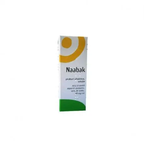 Naabak 49 mg / ml x 10 ml picaturi oftalmice