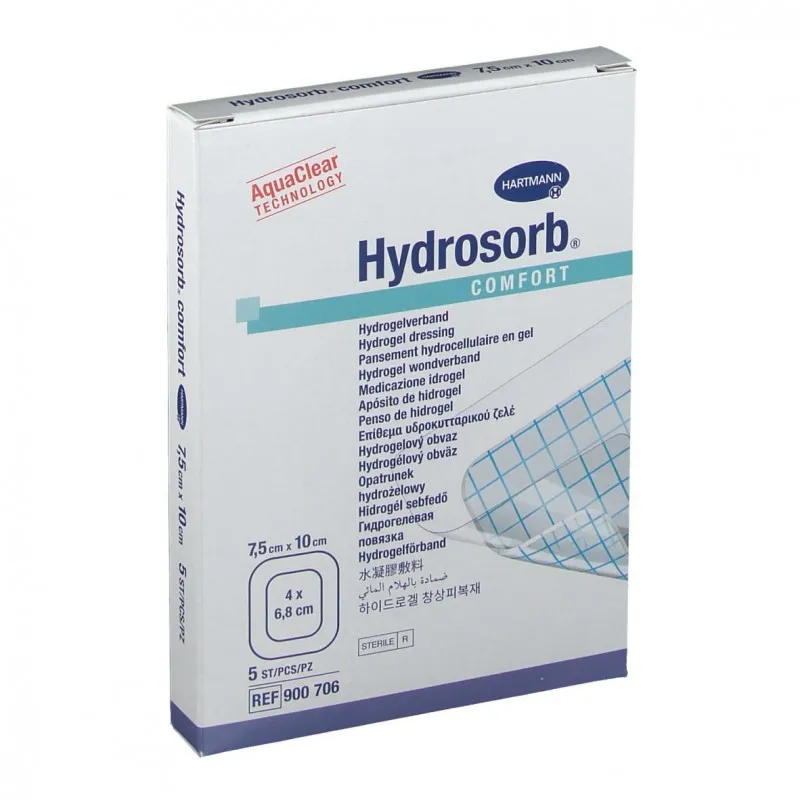 Hydrosorb Comfort 7.5x10 cm x 5 bucati
