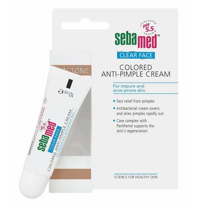 SEBAMED CLEAR FACE CREMA CORECTOARE COLORANTA DERMATOLOGICA  ANTIACNEICA 10 ML