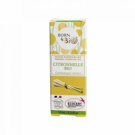 Ulei Esential de Citronela Bio, 10 ml, Born to Bio