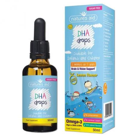 NATURES AID Children's DHA Omega 3, 50 ml