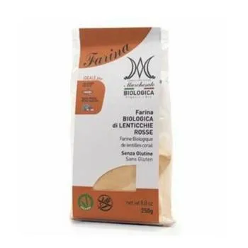 Faina de linte rosie fara gluten Bio, 250g, Marchesato