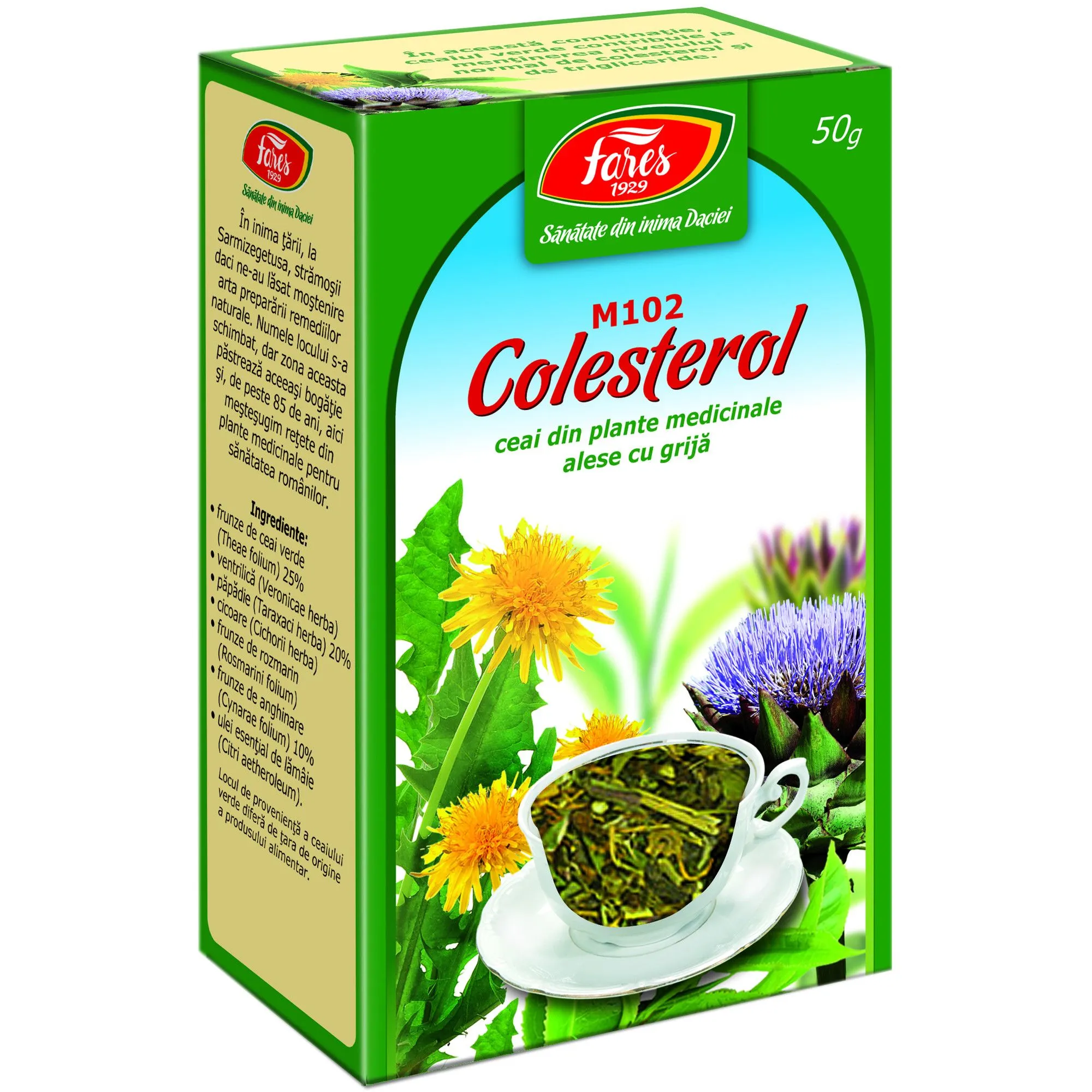 Colesterol ceai  Fares