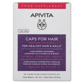 Apivita Capsule pentru caderea parului, 30 capsule